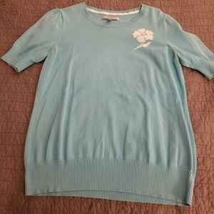 Short sleeve sweater